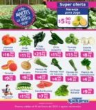 Ofertas Super Kompras Martes desde la Huerta frutas y verduras 19 de enero