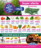 Ofertas Super Kompras Martes desde la Huerta frutas y verduras 22 de diciembre
