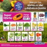 Ofertas Super Kompras Martes desde la Huerta frutas y verduras 28 de septiembre