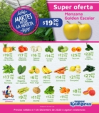 Ofertas Super Kompras Martes Desde la Huerta frutas y verduras 1 de diciembre 2020