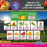 Ofertas Super Kompras Martes desde la Huerta frutas y verduras 8 de febrero