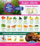 Ofertas Super Kompras Martes desde la Huerta frutas y verduras 8 de diciembre