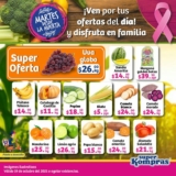 Ofertas Super Kompras Martes desde la Huerta frutas y verduras 19 de octubre