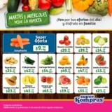 Ofertas Super Kompras Martes y Miércoles desde la Huerta frutas y verduras 24 y 25 de enero