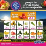 Ofertas Super Kompras Martes desde la Huerta frutas y verduras 1 de febrero