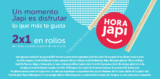 Hora Japi Sushi Itto agosto 2019: 2×1 en rollos de lunes a jueves a partir de las 6:00 PM