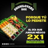2×1 en SushiLovers Box todo el día y más en Sushi Roll hoy