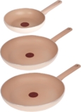 Juego de 3 sartenes T-Fan Trendy Titanium 2X bajan a un precio buenísimo