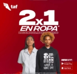2×1 en ropa participante en la tienda en línea de TAF
