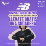 Promo TAF Día de las Madres: Compra unos sneakers New Balance y llévate gratis una sudadera
