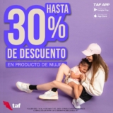 En TAF hasta 30% de descuento en productos para mujer por el Día de las Madres