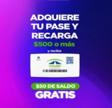 Promoción de Navidad Tag Pase: recarga $500 y recibe $50 de regalo