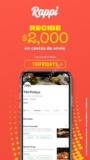 Cupón Rappi TGI Fridays de $2000 pesos gratis en gastos de envío