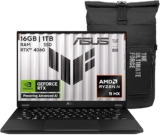 Laptop gamer Asus TUF con AMD Ryzen AI 9 HX, 16 GB de RAM, 1 TB de SSD y tarjeta Nvidia GeForce RTX 4060 + mochila baja a su menor precio + 15 meses sin intereses