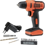 Taladro atornillador inalámbrico Black + Decker con accesorios baja a su menor precio