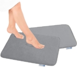 Juego de 2 tapetes para baño de espuma viscoelástica bajan a su menor precio + Cupón adicional