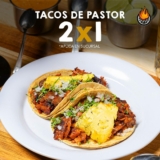 2×1 en tacos al pastor en Taquearte hoy martes
