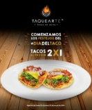 Promoción Taquearte Día del Taco 2021: 2×1 en tacos al pastor hasta el jueves