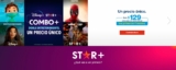 Promoción Telmex Infinitum combo Disney+ y Star+ por $129 adicionales a tu plan