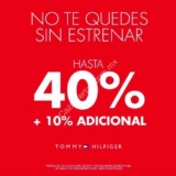 Terceras Rebajas Tommy Hilfiger: Hasta 40% de descuento + 10% adicional y 2×1 en outlet