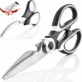 Juego de 2 tijeras de cocina de acero inoxidable baja a su menor precio