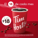 En Tim Hortons café a $18 los días 18 de cada mes