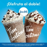 2 x $95 en Frappés en Tim Hortons hoy 11 de octubre