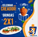 Promoción El Tizoncito 57 aniversario: 2×1 en gringas de pastor, 3×2 en tacos al pastor y más hoy 2 de febrero