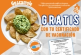 En El Tizoncito orden de guacamole gratis si llevas tu certificado de vacunación