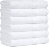 Oferta flash: Juego de 6 toallas de mano de algodón Amazon Basics a un precio muy bueno