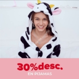 En Todomoda 30% de descuento en pijamas