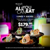 Tokio Inc todo el sushi que quieras comer por $179