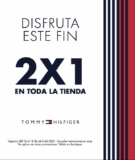 2×1 en toda la tienda en boutiques Tommy Hilfiger este fin de semana
