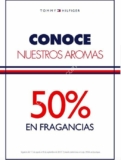 50% de descuento en fragancias en boutiques Tommy Hilfiger