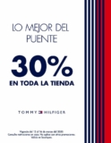 Promociones Tommy Hilfiger puente largo: 2×1 en outlet y 30% de descuento en boutiques