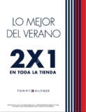 Promoción de Verano Tommy Hilfiger: 2×1 en toda la tienda en boutiques