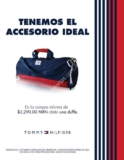 En Tommy Hilfiger duffle bag de regalo en compras a partir de $3,290