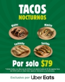 Tacos Nocturnos La Casa de Toño: Tacos favoritos s $79 por Uber Eats hoy