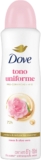 Desodorante en aerosol aclarante para mujer Dove Tono Uniforme Rosas y Aloe Vera baja de precio