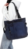 Tote bag de lona con múltiples bolsillos baja a su menor precio