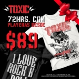 En Toxic playeras desde $89