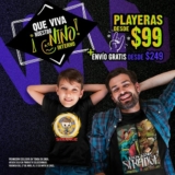 Promoción Toxic Día del Niño: Playeras desde $99