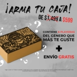 Promoción Toxic Arma tu Caja: 6 playeras del género que elijas + envío por $599