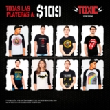 Venta Flash Toxic: todas las playeras a $109 pesos