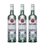 3 pack ron Bacardí blanco 700 ml baja de precio