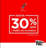 Promoción Tucane Buen Fin 2017: hasta 30% de descuento + meses sin intereses