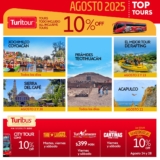 10% de descuento en el Turitour de las Pirámides de Teotihuacán durante agosto