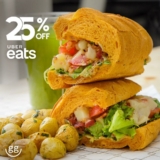 Código Uber Eats de 25% de descuento en restaurantes seleccionados
