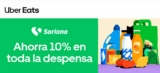 En Soriana 10% de descuento en todo el supermercado en pedidos por Uber Eats