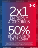 Descuentos Épicos Under Armour: 2×1 en ropa y accesorios en tiendas participantes